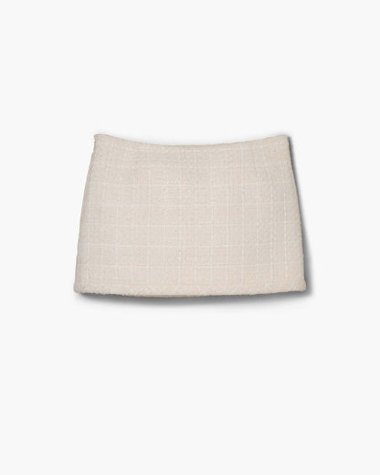 Marc Jacobs Hot Sale | Tweed Mini Skirt Ivory