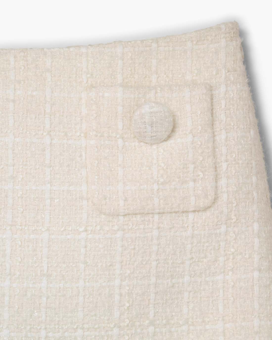 Marc Jacobs Hot Sale | Tweed Mini Skirt Ivory