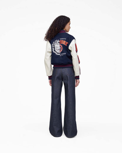 Marc Jacobs Customer Favorite | The A.P.C. X Marc Jacobs  Varsity Jacket Dark Navy/White