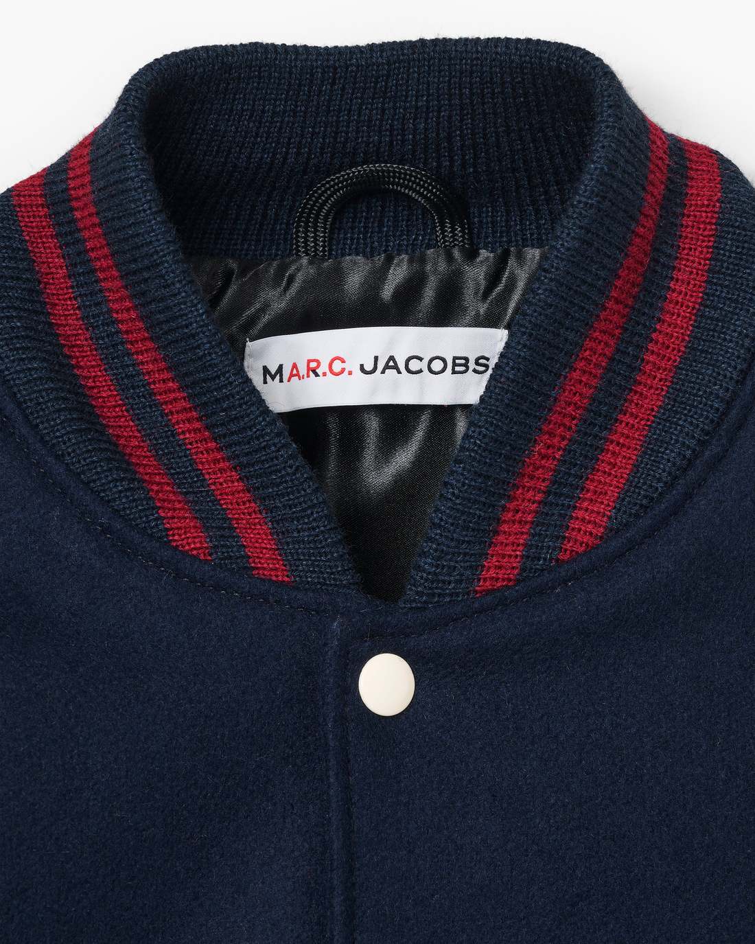 Marc Jacobs Customer Favorite | The A.P.C. X Marc Jacobs  Varsity Jacket Dark Navy/White