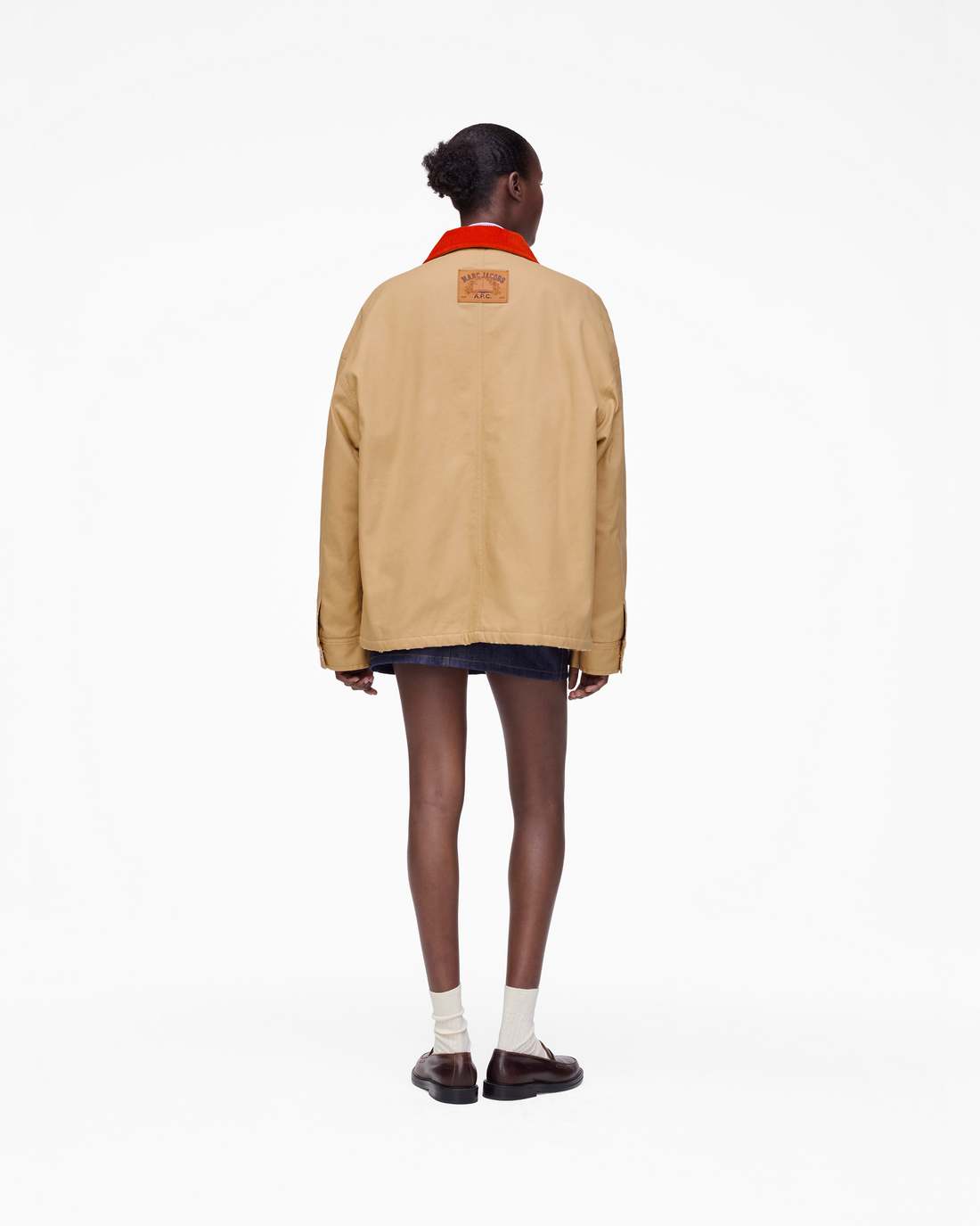 Marc Jacobs Everyday | The A.P.C. X Marc Jacobs Stoned Canvas Unisex Jacket Camel