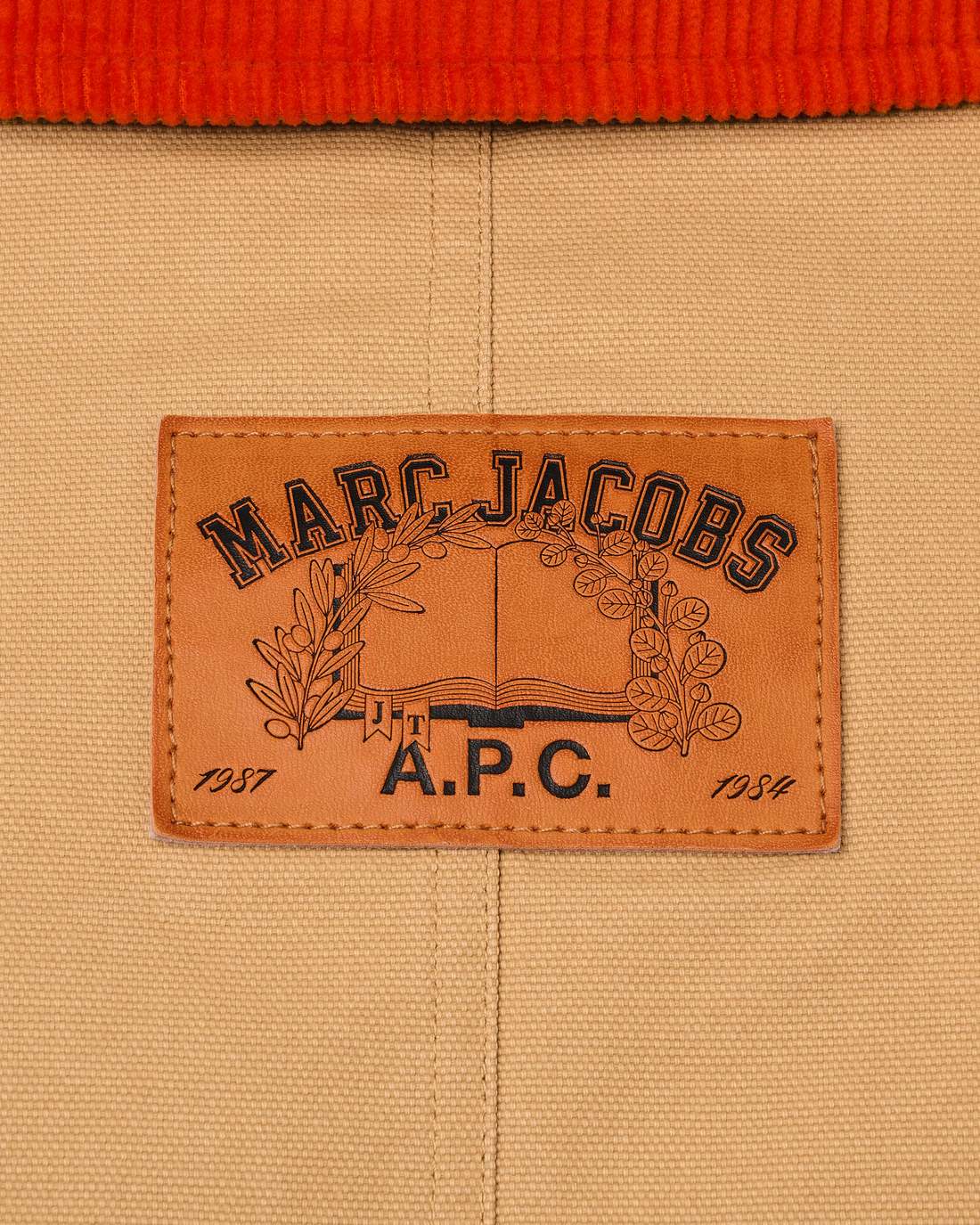 Marc Jacobs Everyday | The A.P.C. X Marc Jacobs Stoned Canvas Unisex Jacket Camel