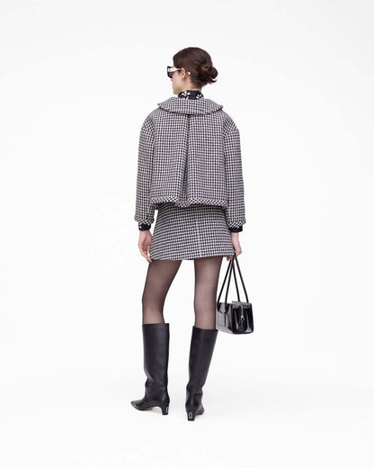 Marc Jacobs Everyday | Gingham Tweed Jacket Black Multi