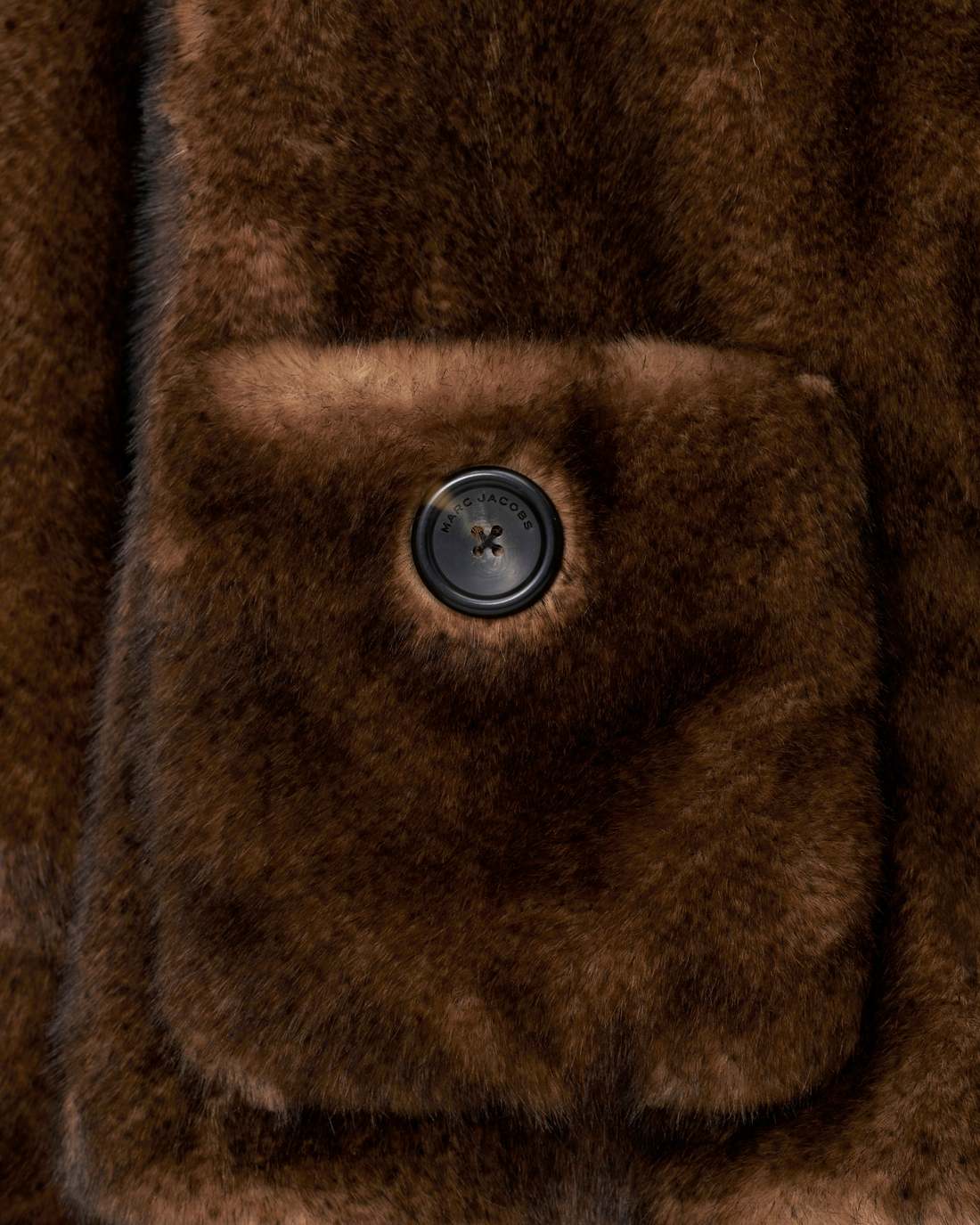 Marc Jacobs New | Teddy Cropped Jacket Ebony