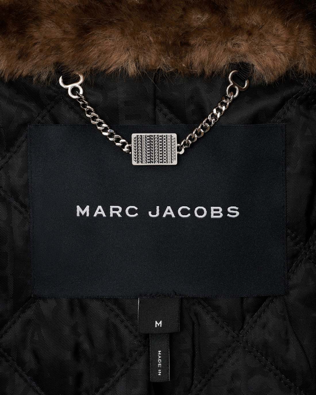 Marc Jacobs New | Teddy Cropped Jacket Ebony