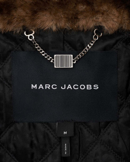 Marc Jacobs New | Teddy Cropped Jacket Ebony