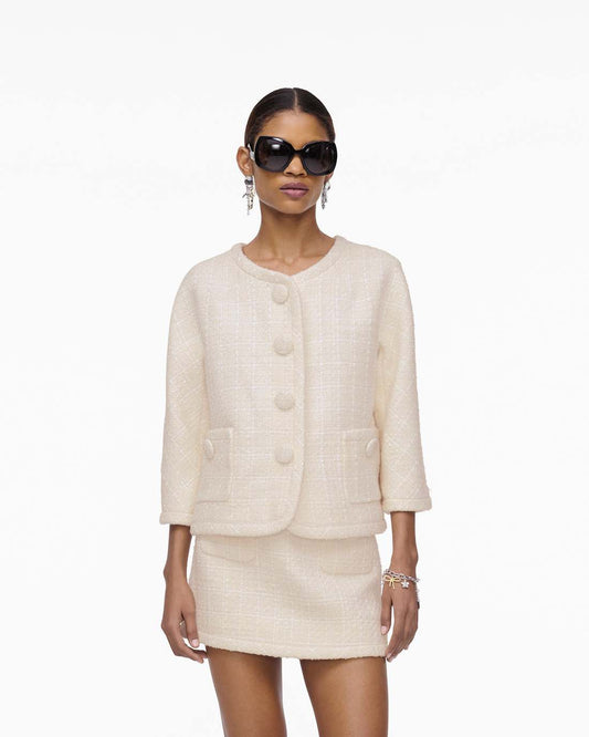 Marc Jacobs Trending | Tweed Backwards Lady Jacket Ivory