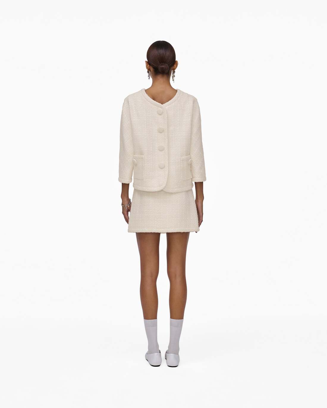 Marc Jacobs Trending | Tweed Backwards Lady Jacket Ivory