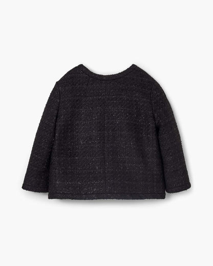 Marc Jacobs New | Tweed Backwards Lady Jacket Black