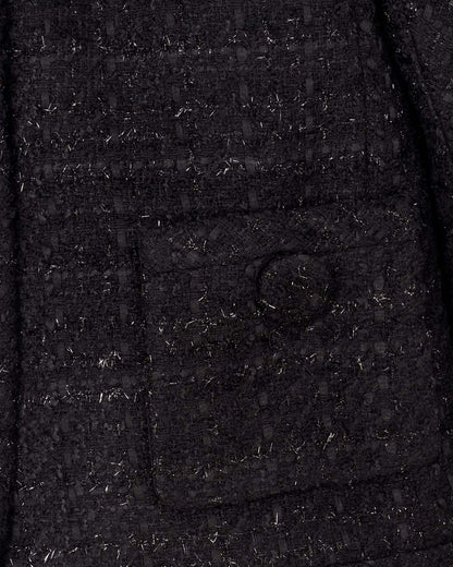 Marc Jacobs New | Tweed Backwards Lady Jacket Black