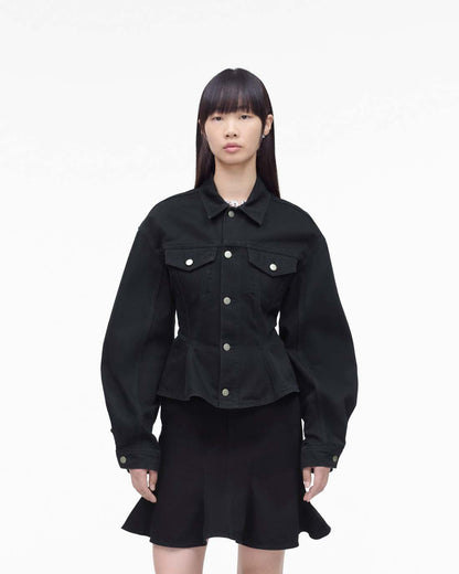 Marc Jacobs Deals | The Fluted Denim Jacket Black