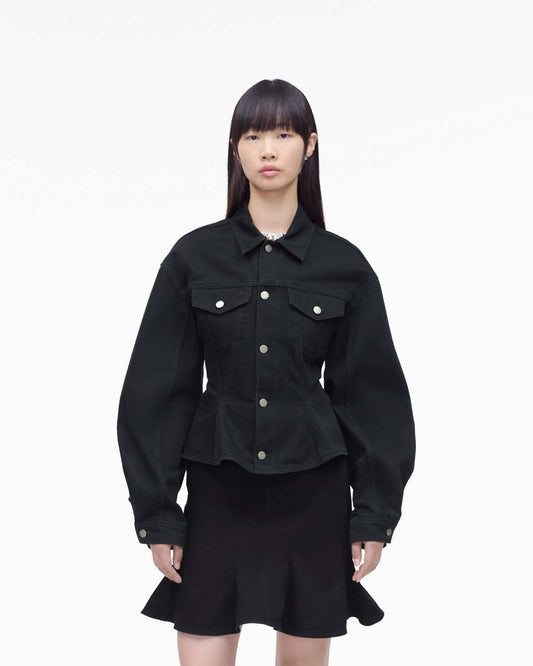 Marc Jacobs Deals | The Fluted Denim Jacket Black