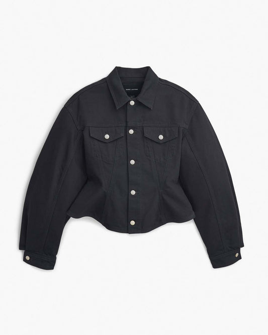 Marc Jacobs Deals | The Fluted Denim Jacket Black