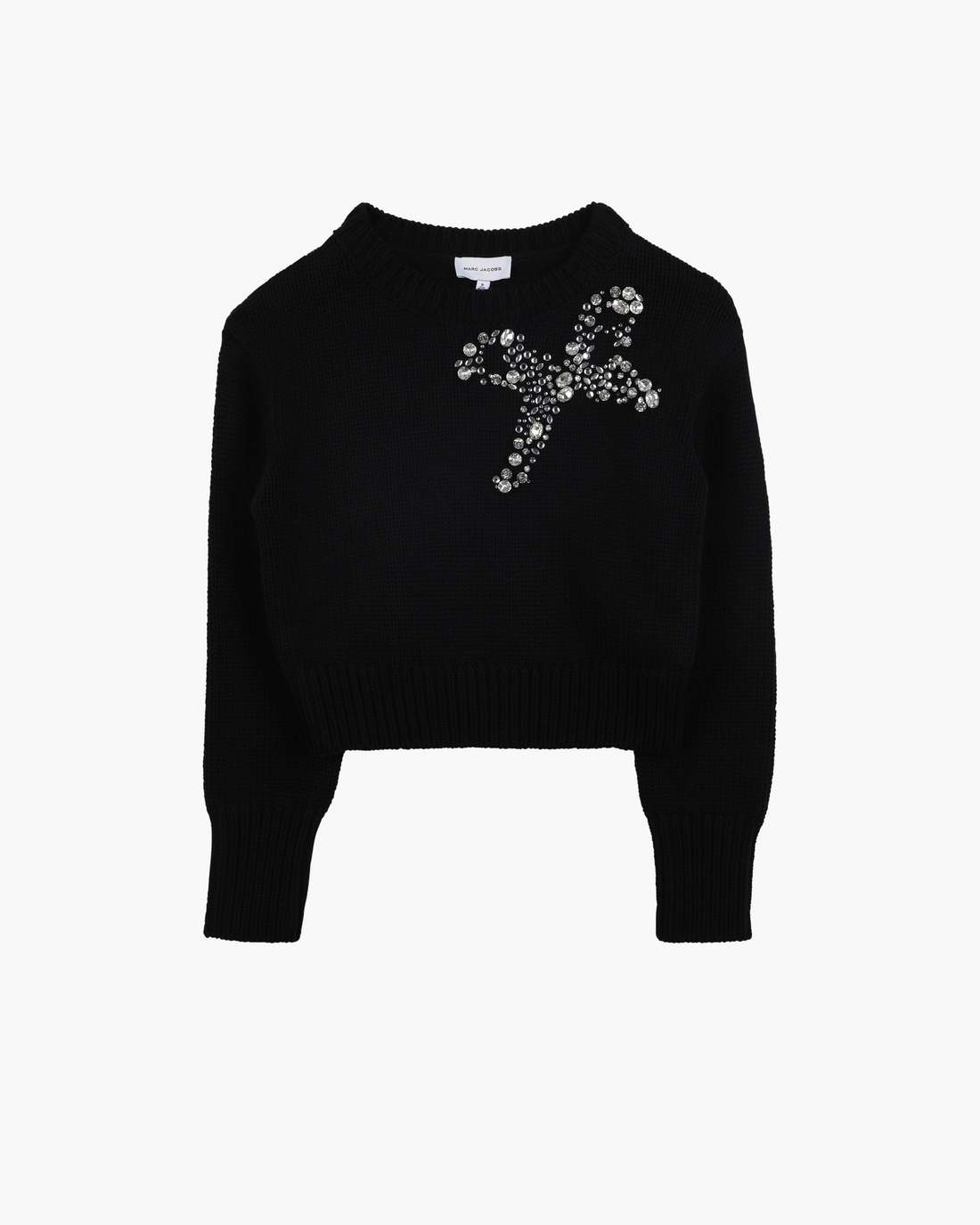 Marc Jacobs Essential | The Gem Bow Sweater Black