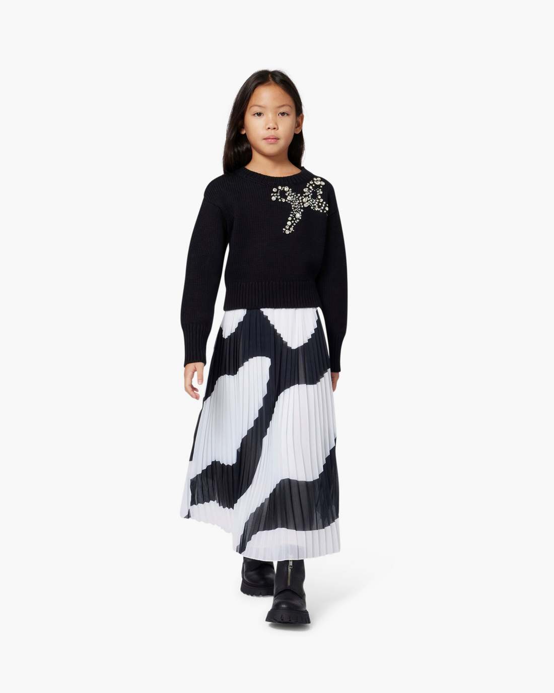 Marc Jacobs Essential | The Gem Bow Sweater Black