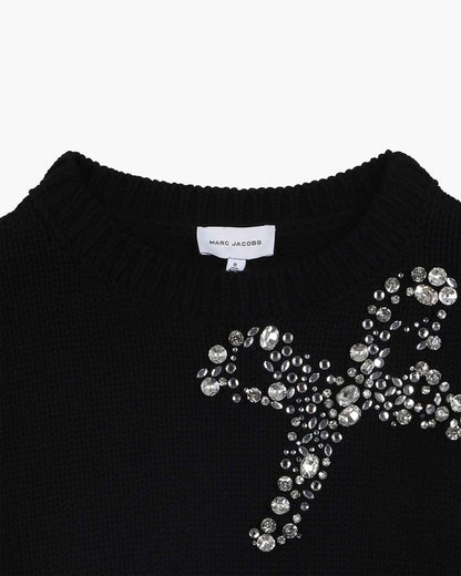 Marc Jacobs Essential | The Gem Bow Sweater Black