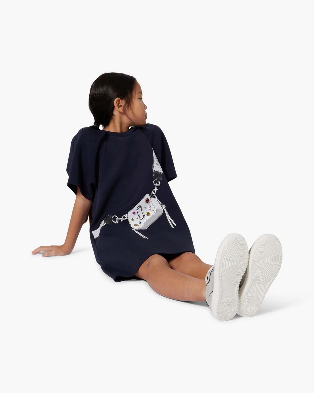 Marc Jacobs Trusted | The Trompe Loeil Snapshot Dress Navy