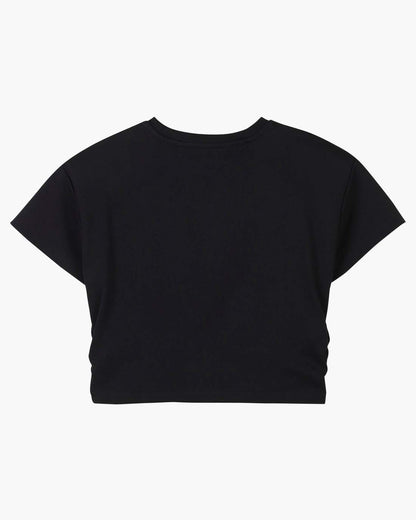 Marc Jacobs Quality | The Crystal Daisy Cropped Shirt Black