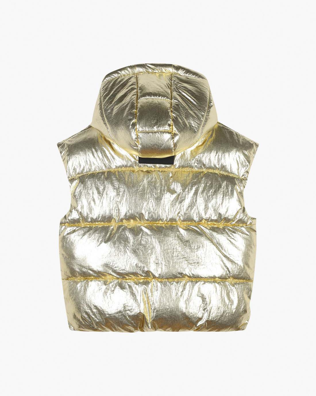 Marc Jacobs Hot Sale | The Metallic Puffer Vest Gold
