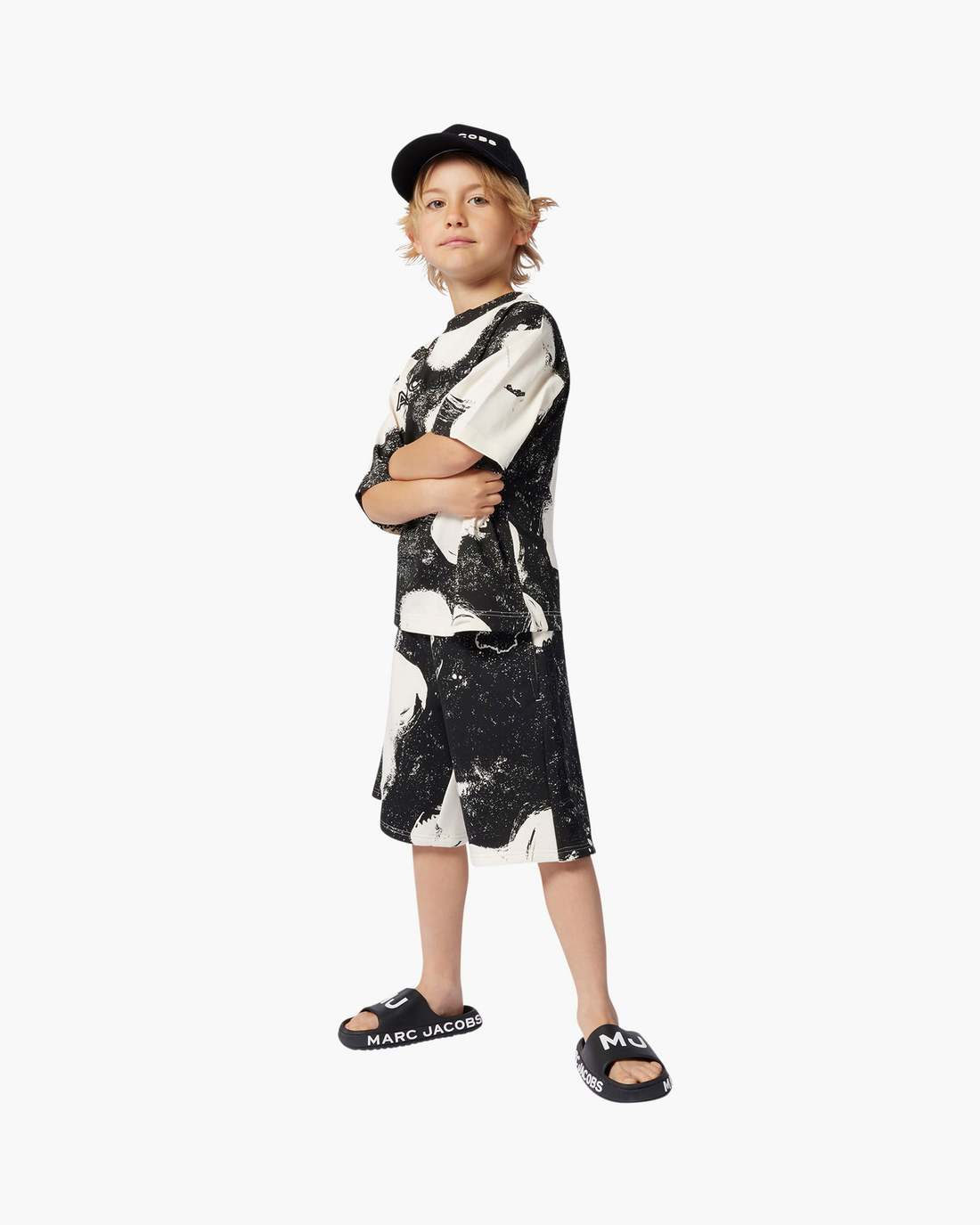 Marc Jacobs Hot Sale | The Daisy Sweatshort Black/White