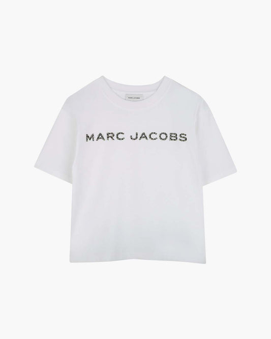 Marc Jacobs Exclusive | The Crystal Daisy Logo Tee White