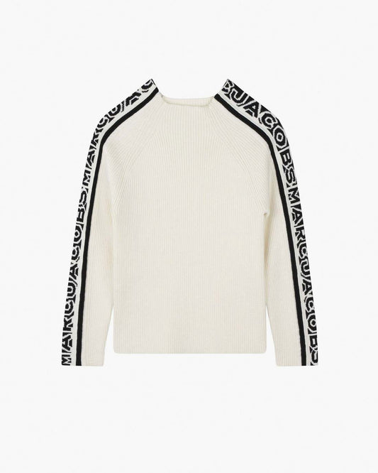Marc Jacobs Essential | The Knitlogo Sweater Ivory