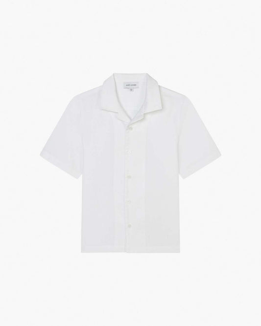 Marc Jacobs Classic | The Jumbled Monogram Logo Short Sleeve Shirt White