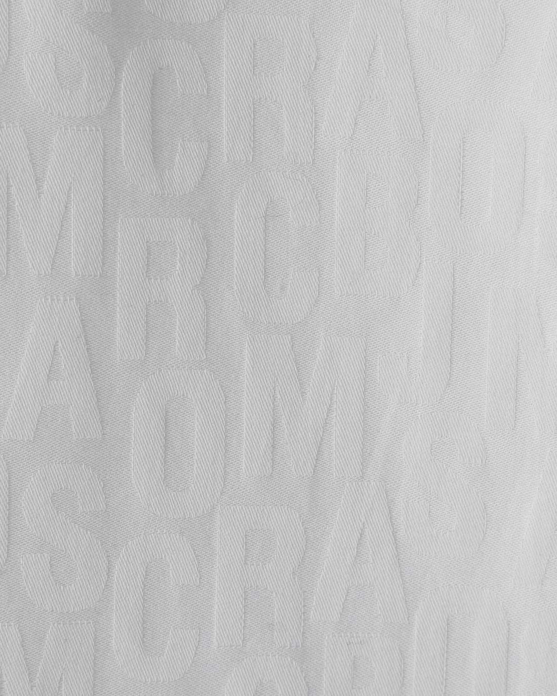 Marc Jacobs Classic | The Jumbled Monogram Logo Short Sleeve Shirt White